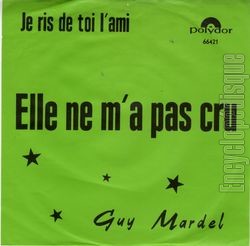 [Pochette de Elle ne m’a pas cru (Guy MARDEL)]