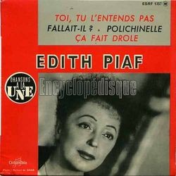 [Pochette de Toi, tu l’entends pas (dith PIAF)]