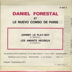 [Pochette de Johnny le play-boy (Daniel FORESTAL et le NUEVO COMBO DE PARIS) - verso]