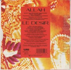 [Pochette de Allah (Vronique SANSON) - verso]