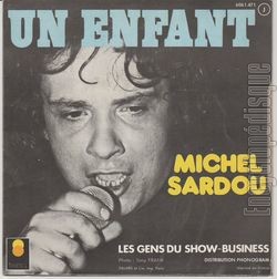 [Pochette de Un enfant (Michel SARDOU) - verso]