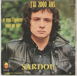 [Pochette de Je veux l’pouser pour un soir (Michel SARDOU) - verso]