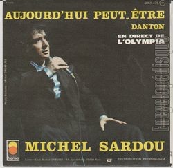 [Pochette de Aujourd’hui peut-tre (en direct de l’Olympia) (Michel SARDOU) - verso]