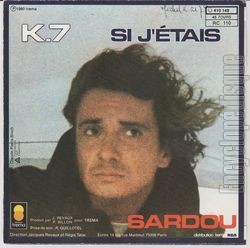 [Pochette de K.7 / Si j’tais (Michel SARDOU) - verso]