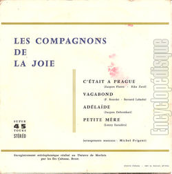 [Pochette de C’tait  Prague (Les COMPAGNONS DE LA JOIE) - verso]