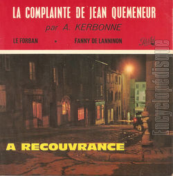 [Pochette de La complainte de Jean Quemeneur (Albert KERBONNE)]