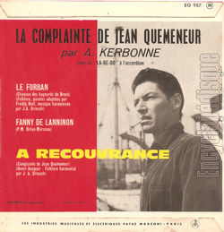 [Pochette de La complainte de Jean Quemeneur (Albert KERBONNE) - verso]