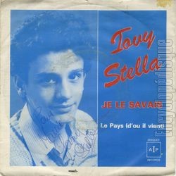 [Pochette de Je le savais (Iovy STELLA)]