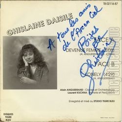 [Pochette de Devenue femme (Ghislaine DAISILE) - verso]