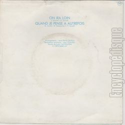 [Pochette de On ira loin (Jean-Pierre SAVELLI) - verso]