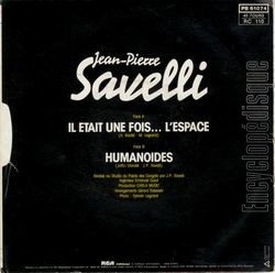 [Pochette de Il tait une fois…l’espace (Jean-Pierre SAVELLI) - verso]