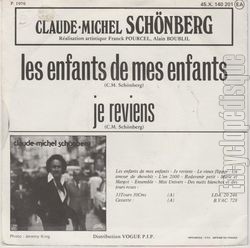 [Pochette de Les enfants de mes enfants (Claude-Michel SCHNBERG) - verso]