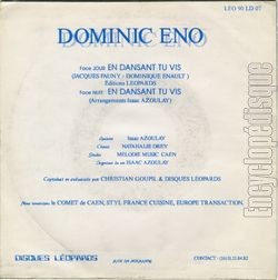 [Pochette de En dansant tu vis (Dominique ENO) - verso]