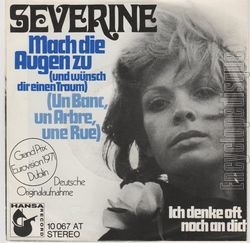 [Pochette de Mach die augen zu (version allemande) (SVERINE) - verso]