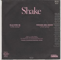 [Pochette de Elle s’en va (SHAKE) - verso]