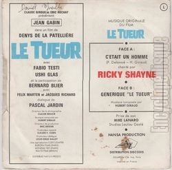 [Pochette de Le Tueur (B.O.F.  Films ) - verso]