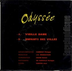 [Pochette de Vieille dame (ODYSSE (3)) - verso]