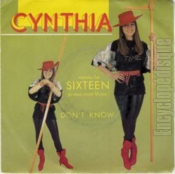 [Pochette de I wanna be sixteen (je veux avoir 16 ans) (CYNTHIA (3))]