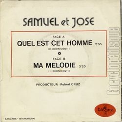 [Pochette de Quel est cet homme (SAMUEL et JOSE) - verso]