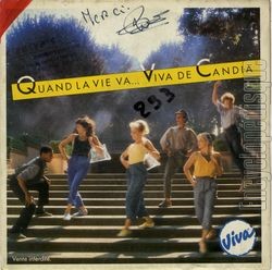 [Pochette de Candia "Quand la vie va… Viva de Candia" (PUBLICIT)]