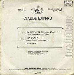 [Pochette de Les dports de l’an 2000 (Claude BAYARD) - verso]