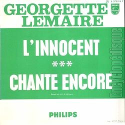 [Pochette de L’innocent (Georgette LEMAIRE) - verso]