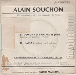 [Pochette de Et demain sera un autre jour (Alain SOUCHON) - verso]