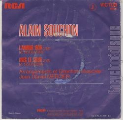 [Pochette de L’amour 1830 (Alain SOUCHON) - verso]