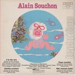 [Pochette de Jamais content (Alain SOUCHON) - verso]