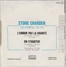 [Pochette de L’amour, pas la charit (STONE ET CHARDEN) - verso]