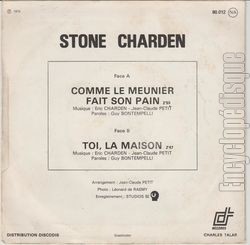 [Pochette de Comme le meunier fait son pain (STONE ET CHARDEN) - verso]