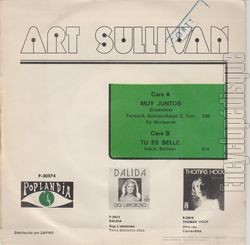 [Pochette de Muy juntos (Art SULLIVAN) - verso]