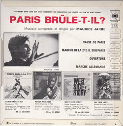 [Pochette de Paris brle-t-il (B.O.F.  Films ) - verso]