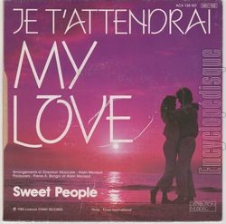 [Pochette de Je t’attendrai my love (SWEET PEOPLE) - verso]