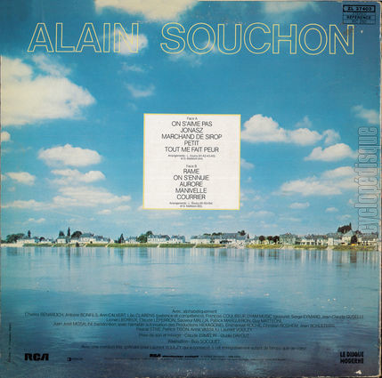 [Pochette de Rame (Alain SOUCHON) - verso]