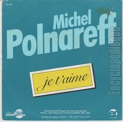 [Pochette de Je t’aime (Michel POLNAREFF)]