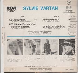 [Pochette de Abracadabra (Sylvie VARTAN et Johnny HALLYDAY) - verso]