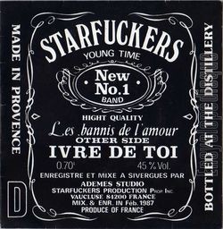 [Pochette de Ivre de toi / Les bannis de l’amour (STARFUCKERS)]