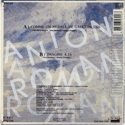 [Pochette de Comme un modle de Gauguin (Anton ROMAN) - verso]