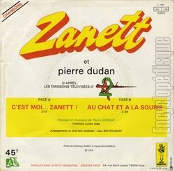 [Pochette de C’est moi… Zanett ! (Pierre DUDAN) - verso]