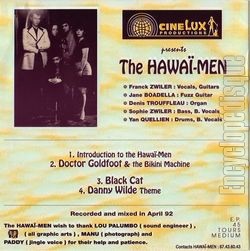 [Pochette de The HAWA-MEN (Les ANGLOPHILES) - verso]