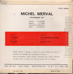 [Pochette de Le pendu (Michel MERVAL) - verso]