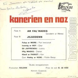 [Pochette de Ar fal’hadeg (KANERIEN EN NOZ) - verso]