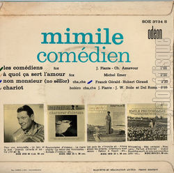 [Pochette de Mimil comdien (MIMILE) - verso]