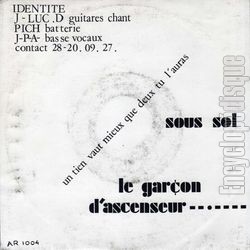 [Pochette de Sous-sol (IDENTIT) - verso]