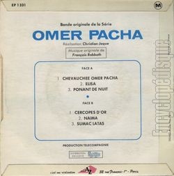 [Pochette de Omer Pacha (T.V. (Tlvision)) - verso]