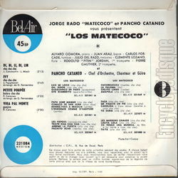 [Pochette de Di, bi, li, bi, lin (Los MATECOCO) - verso]