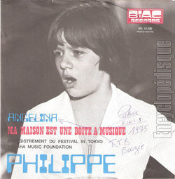 [Pochette de Angelina / Ma maison est une boite  musique (PHILIPPE)]