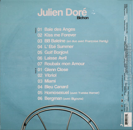 [Pochette de Bichon (Julien DOR) - verso]