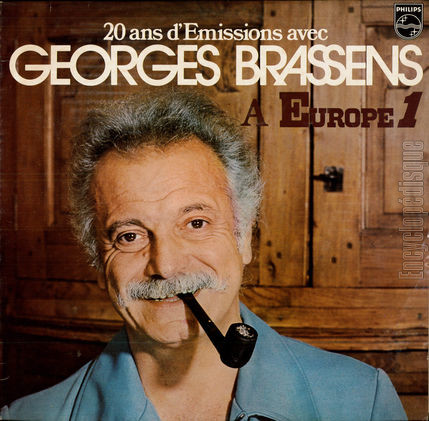 [Pochette de 20 ans d’missions avec Georges Brassens  Europe 1 (Georges BRASSENS)]